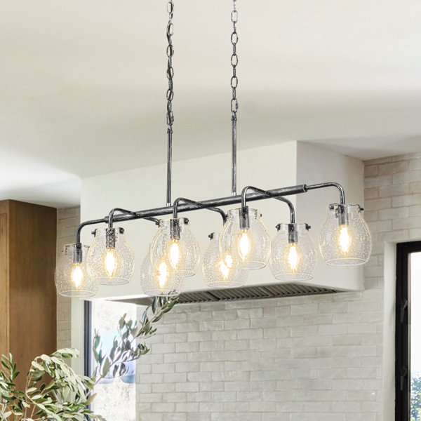 Breakwater Bay Burhill 8 Light Kitchen Island Chandelier Kitchen